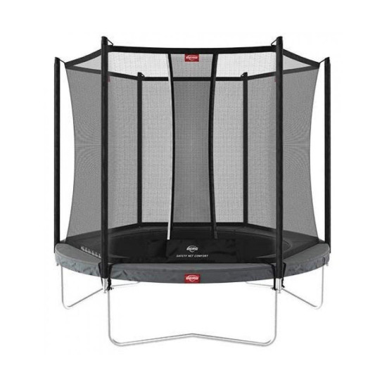 Купити Батут  Berg Favorit Regular 200 см Grey + сітка Safety Net Comfort у Києві - фото №1